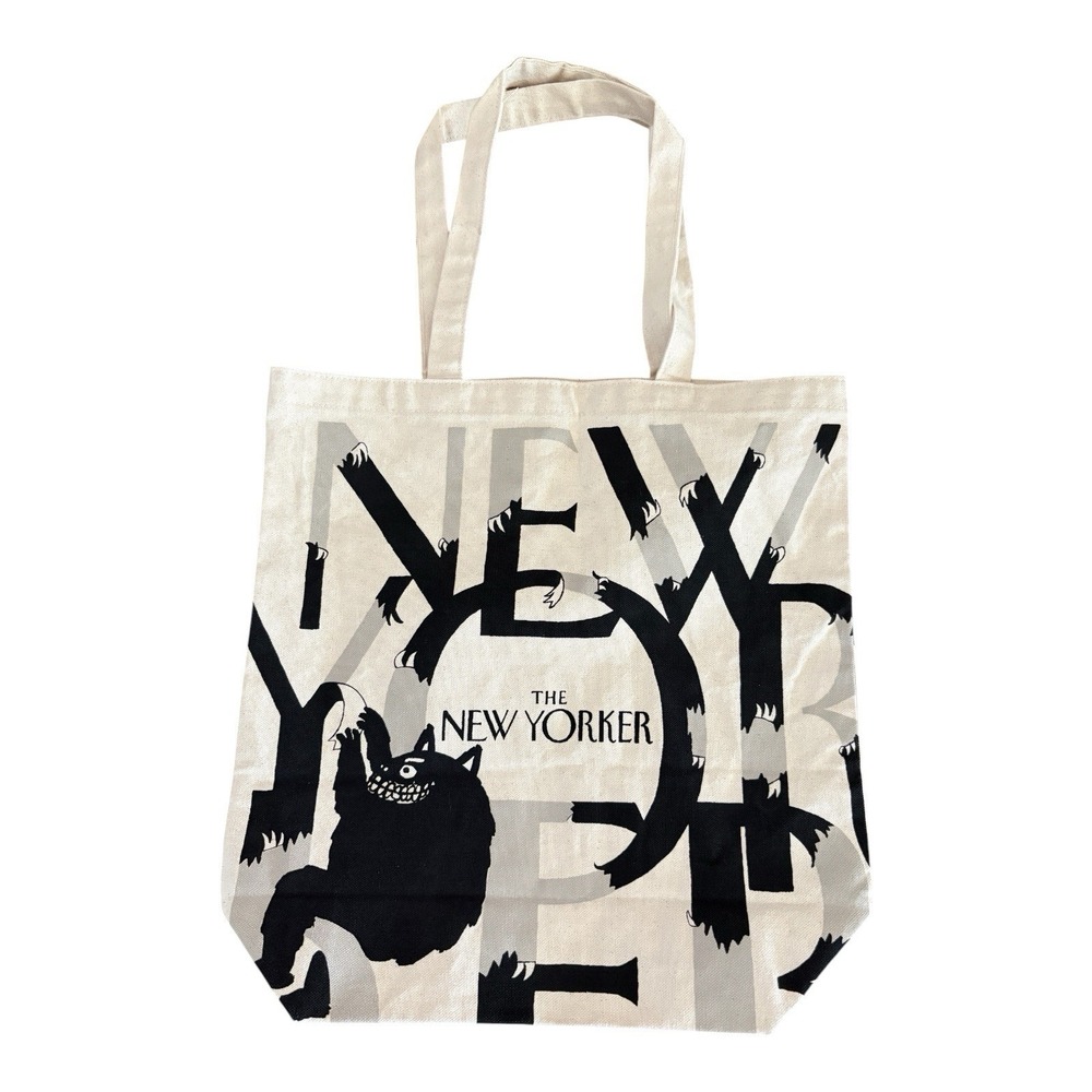 The New Yorker Magazine Edward Steed Monster Limited Edition Canvas Tote Bag